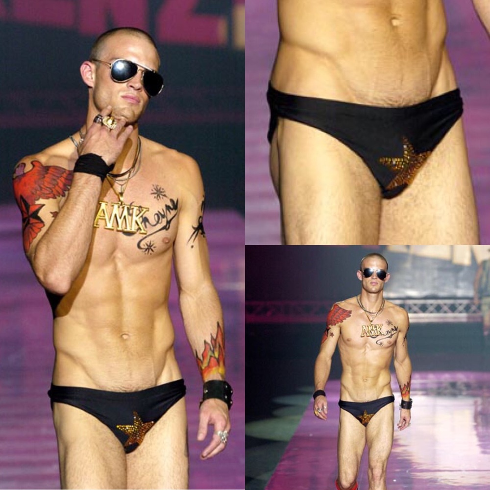 Andrew Mackenzie Star F*CKER Runway Swim Brief SEX